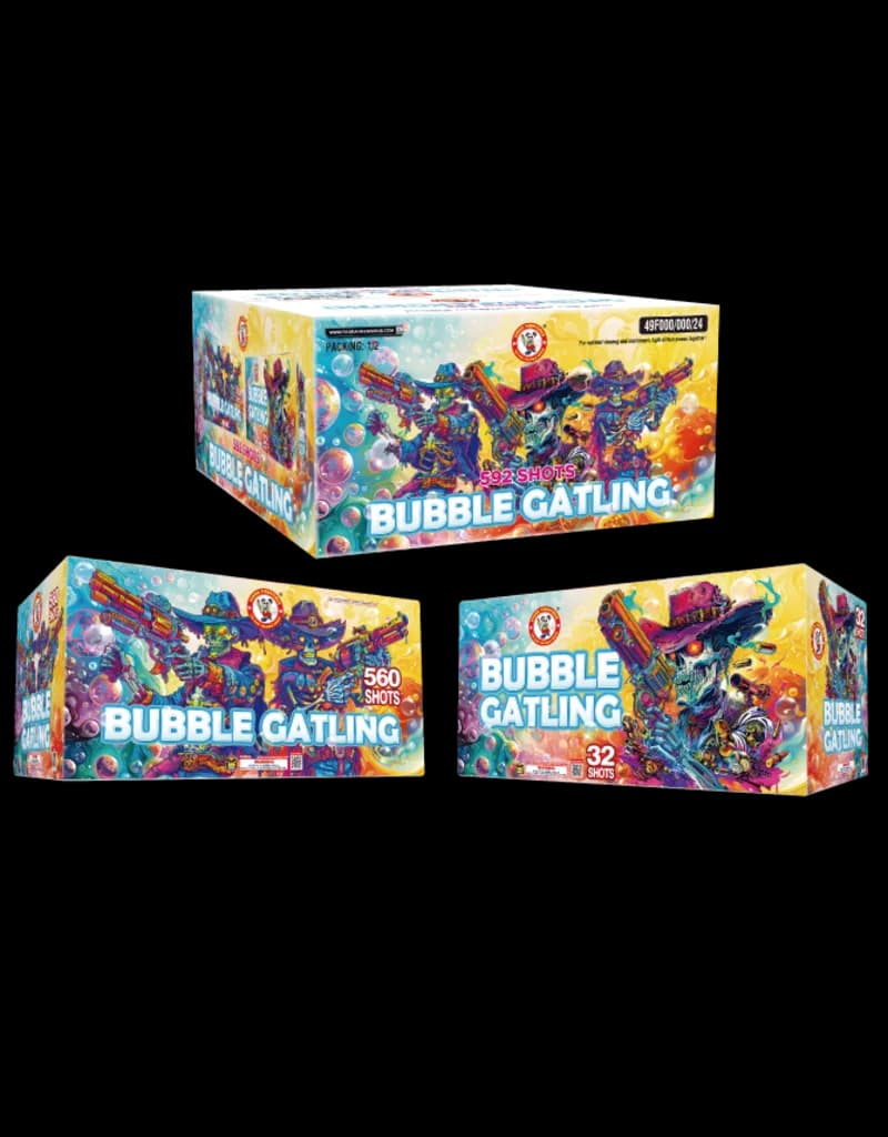 Bubble Gatling Asst. Case